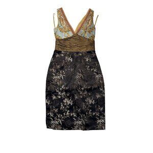 Phoebe Couture Multicolor Midi Dress